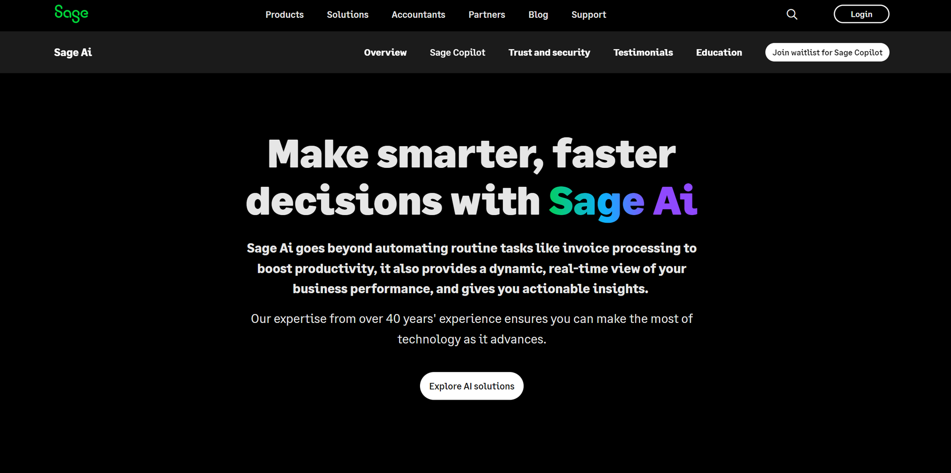 Sage AI Hero