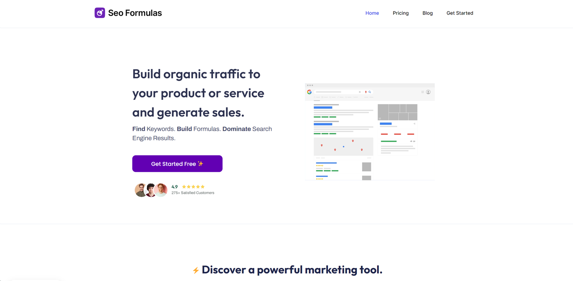 SEO formulas Hero