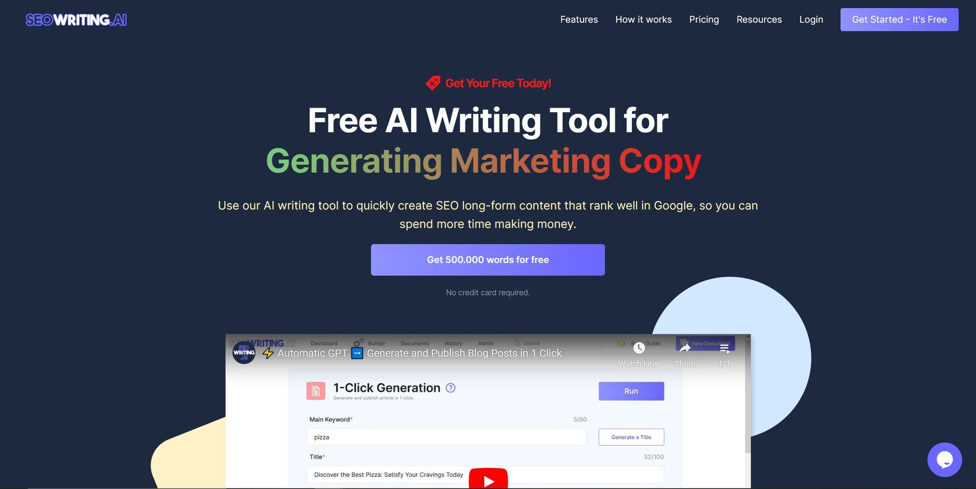 SEOWriting AI Hero