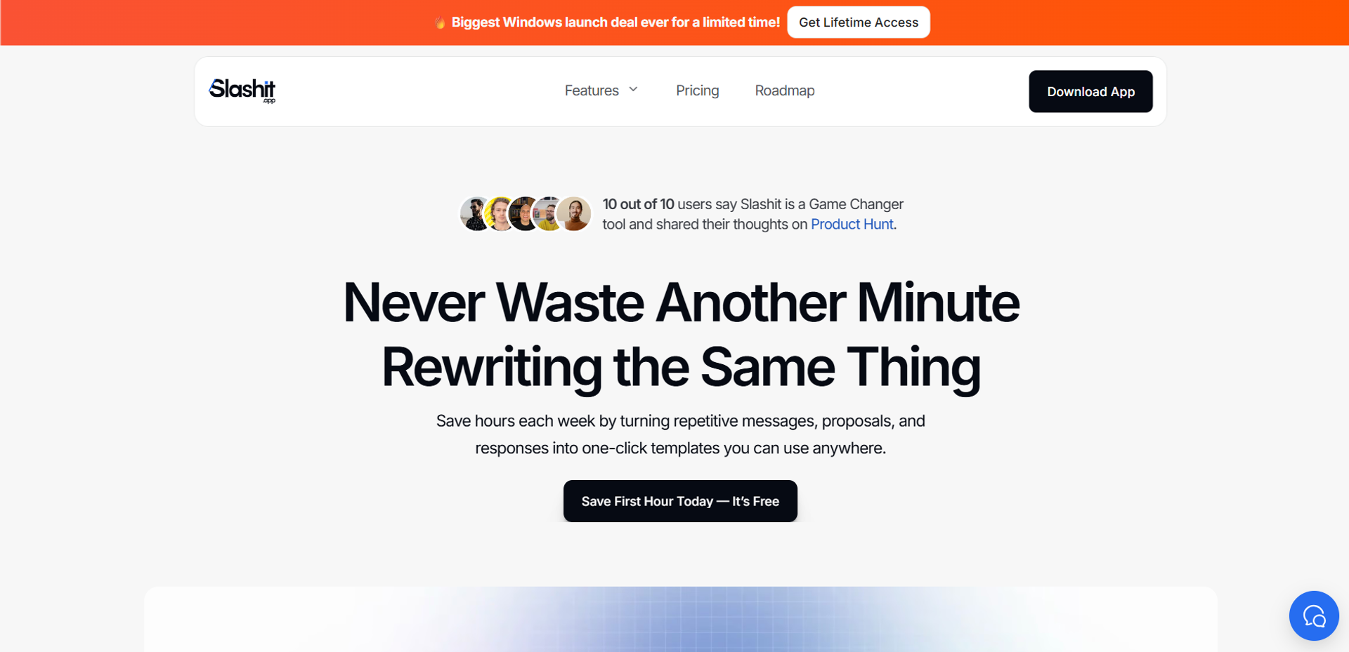 Slashit App Hero