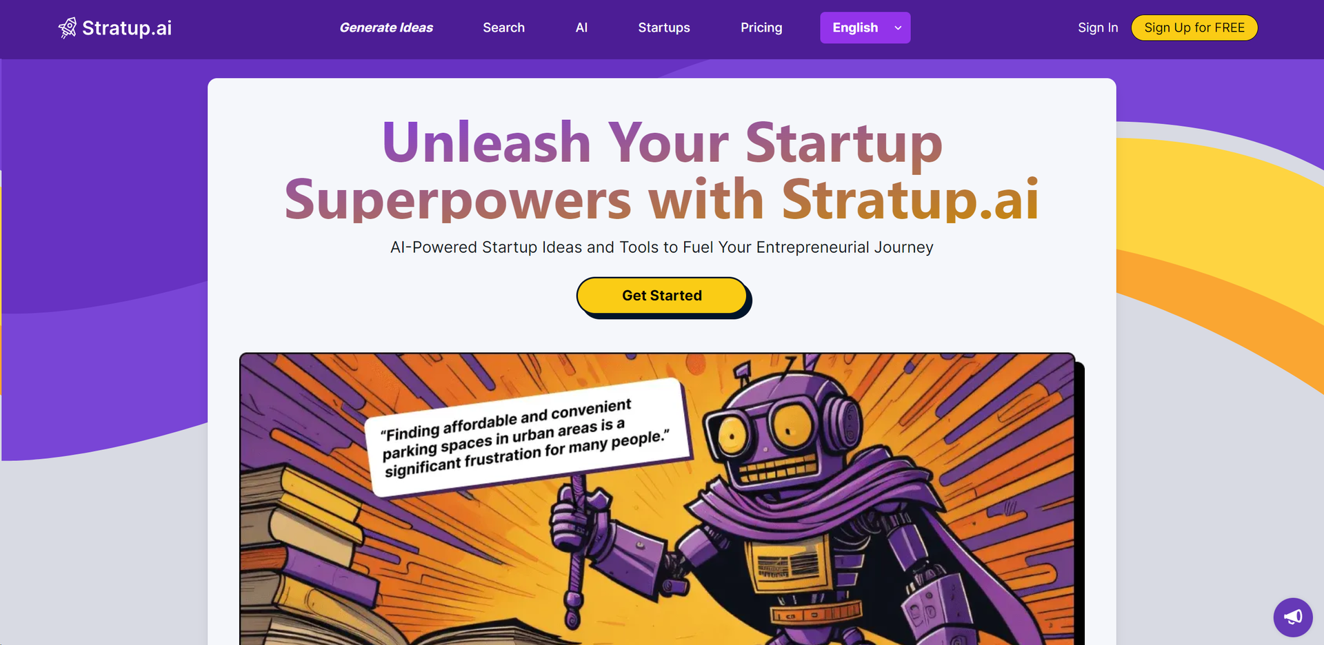 Stratup.ai Hero