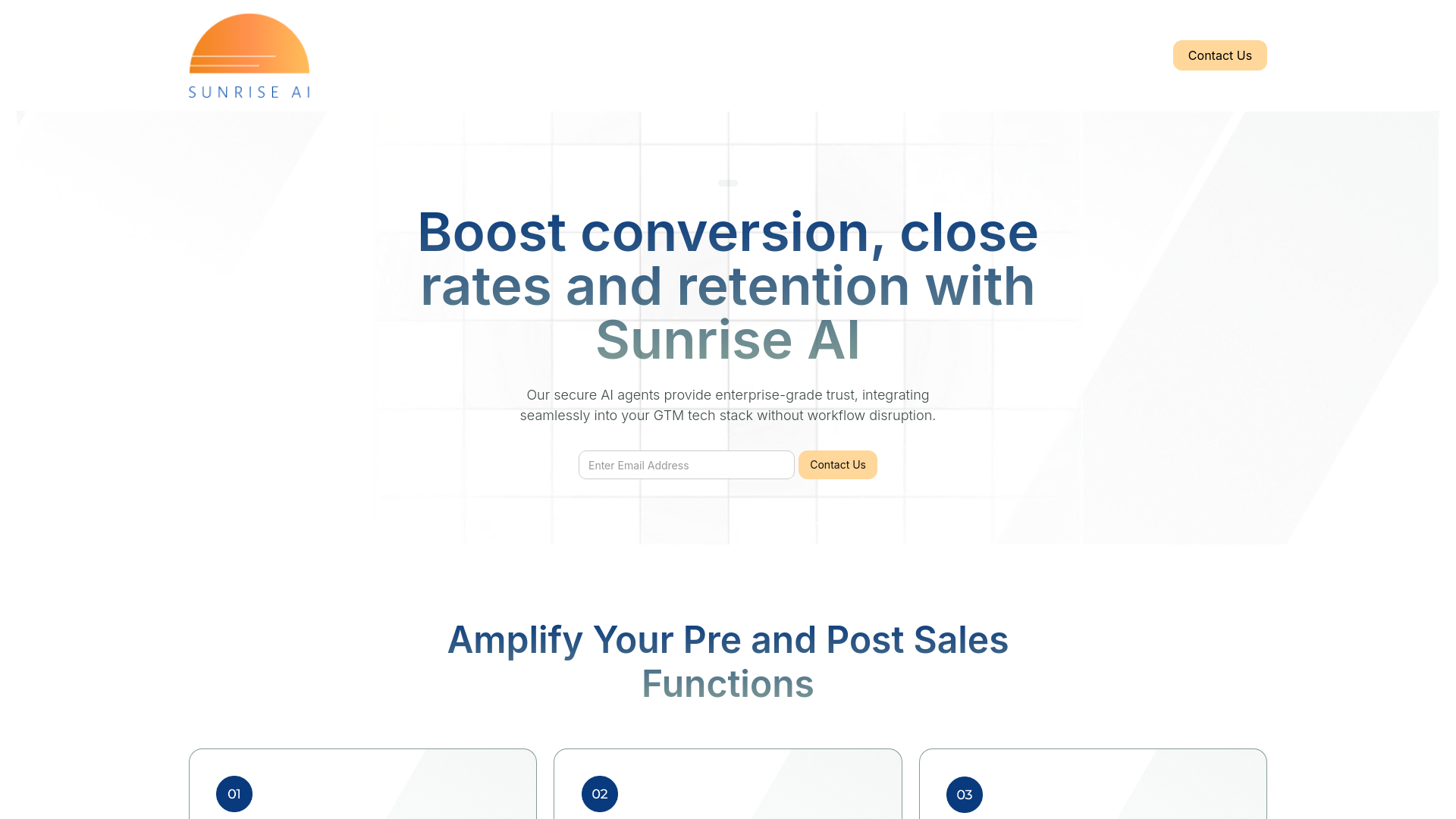 Sunrise AI Hero