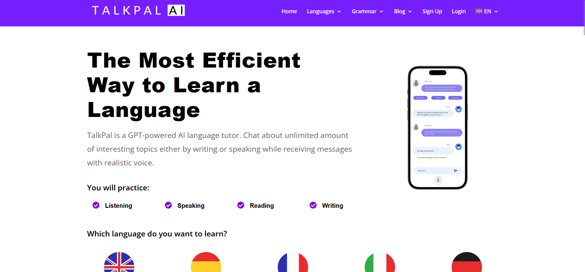TalkPal Hero