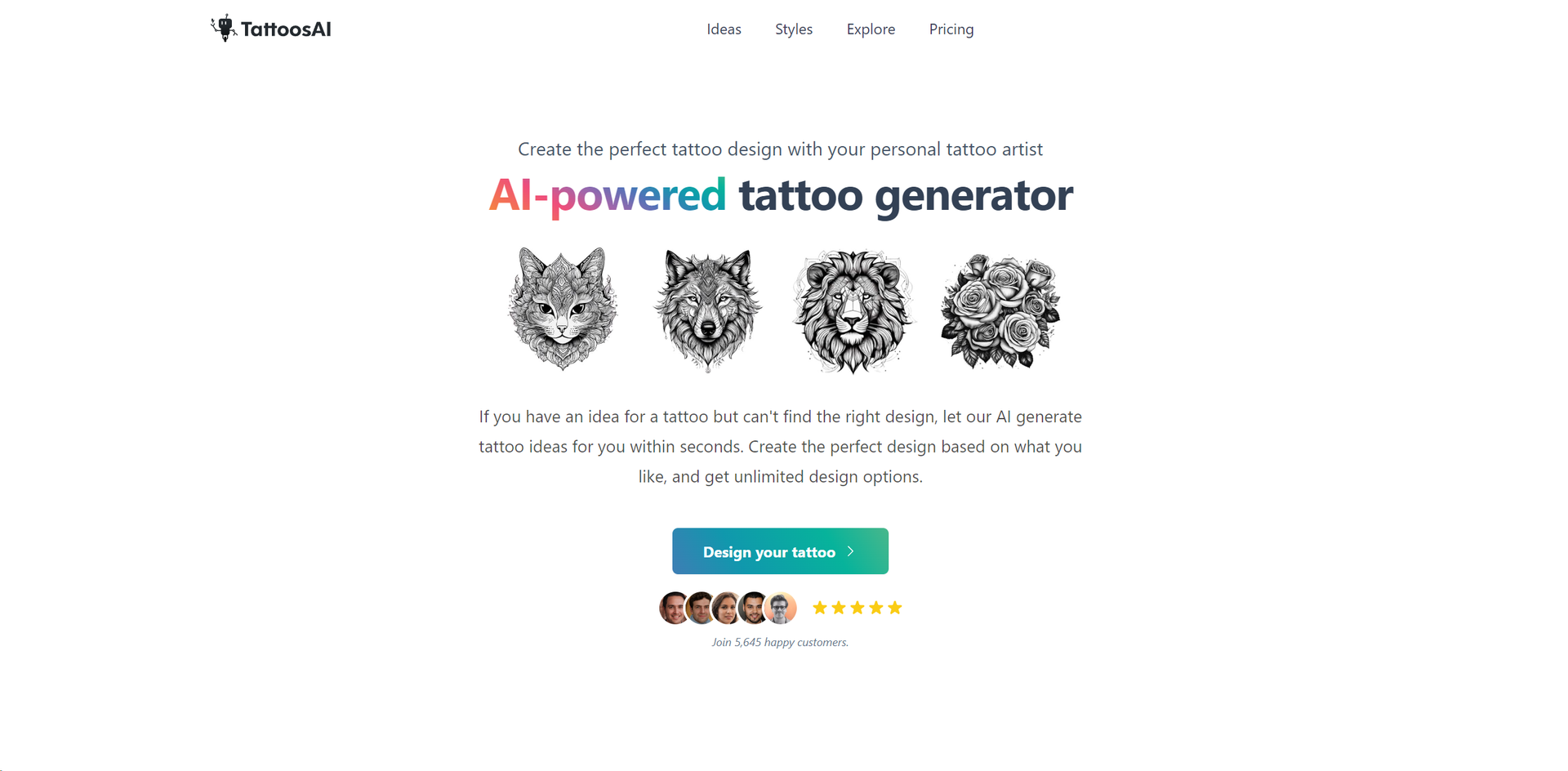 TattoosAI Hero