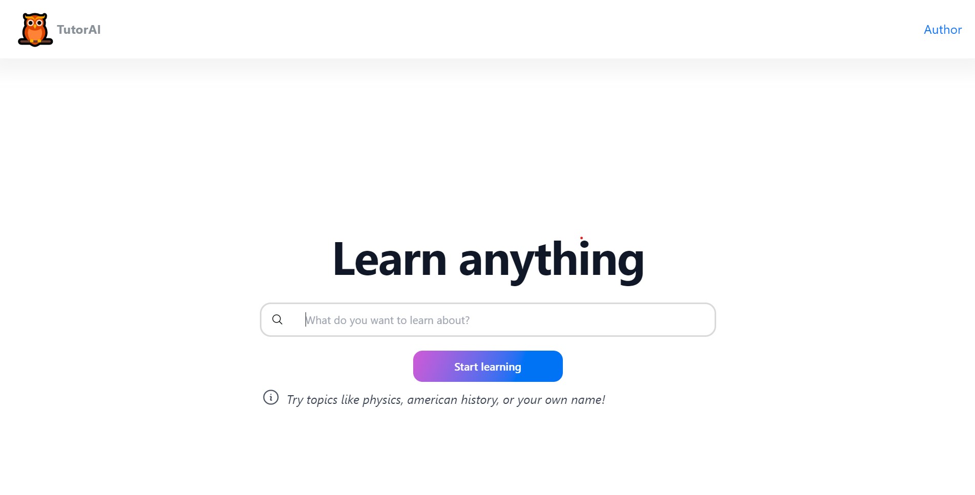 TutorAI Hero