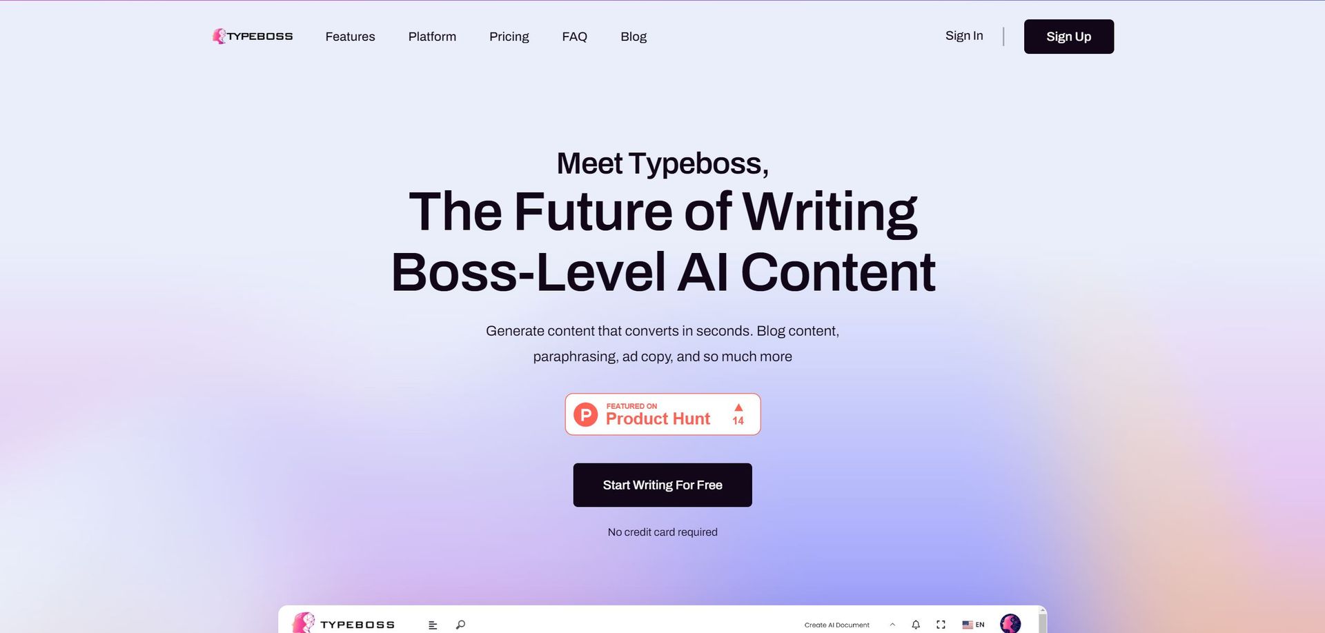 Typeboss Hero