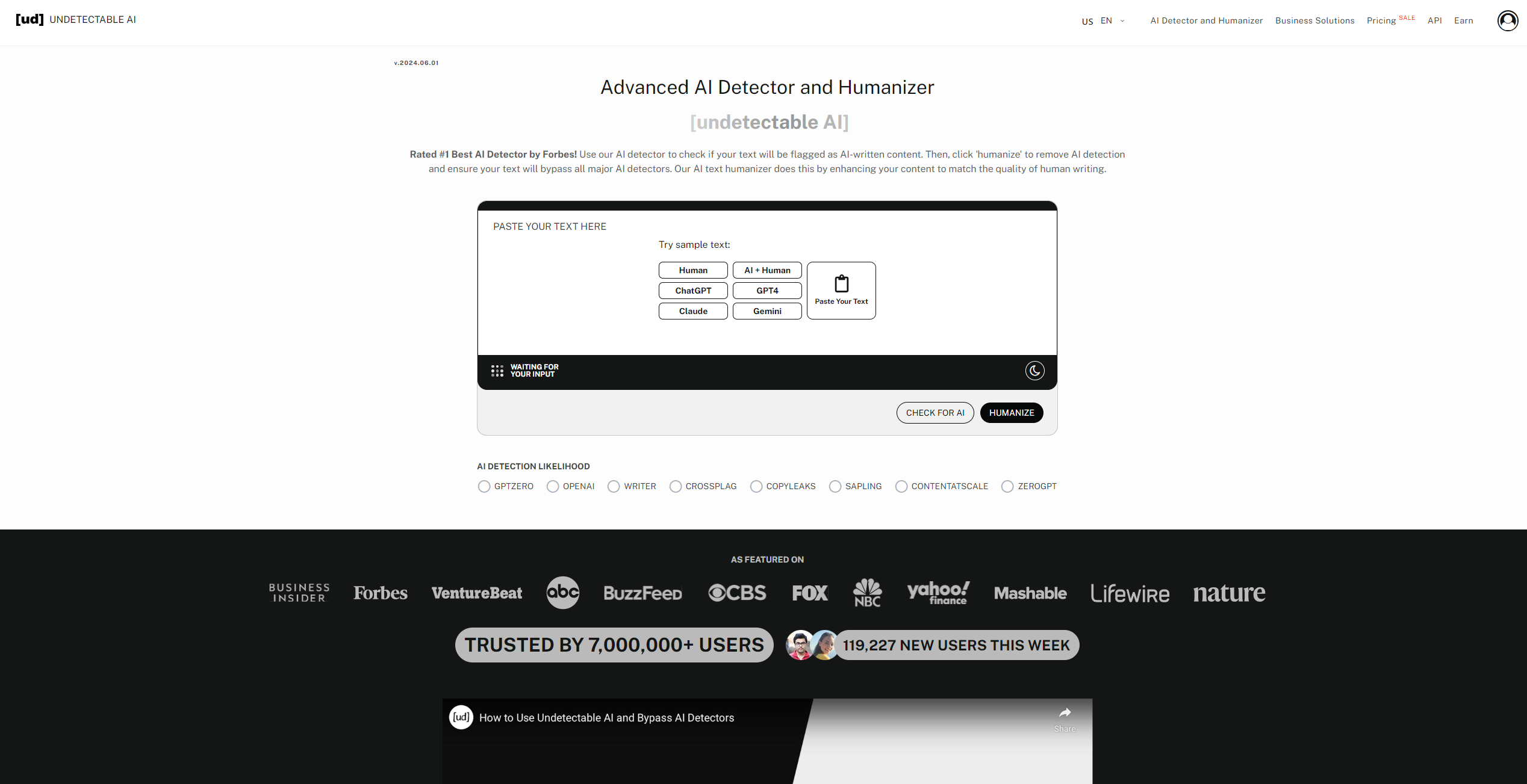 Undetectable AI Hero