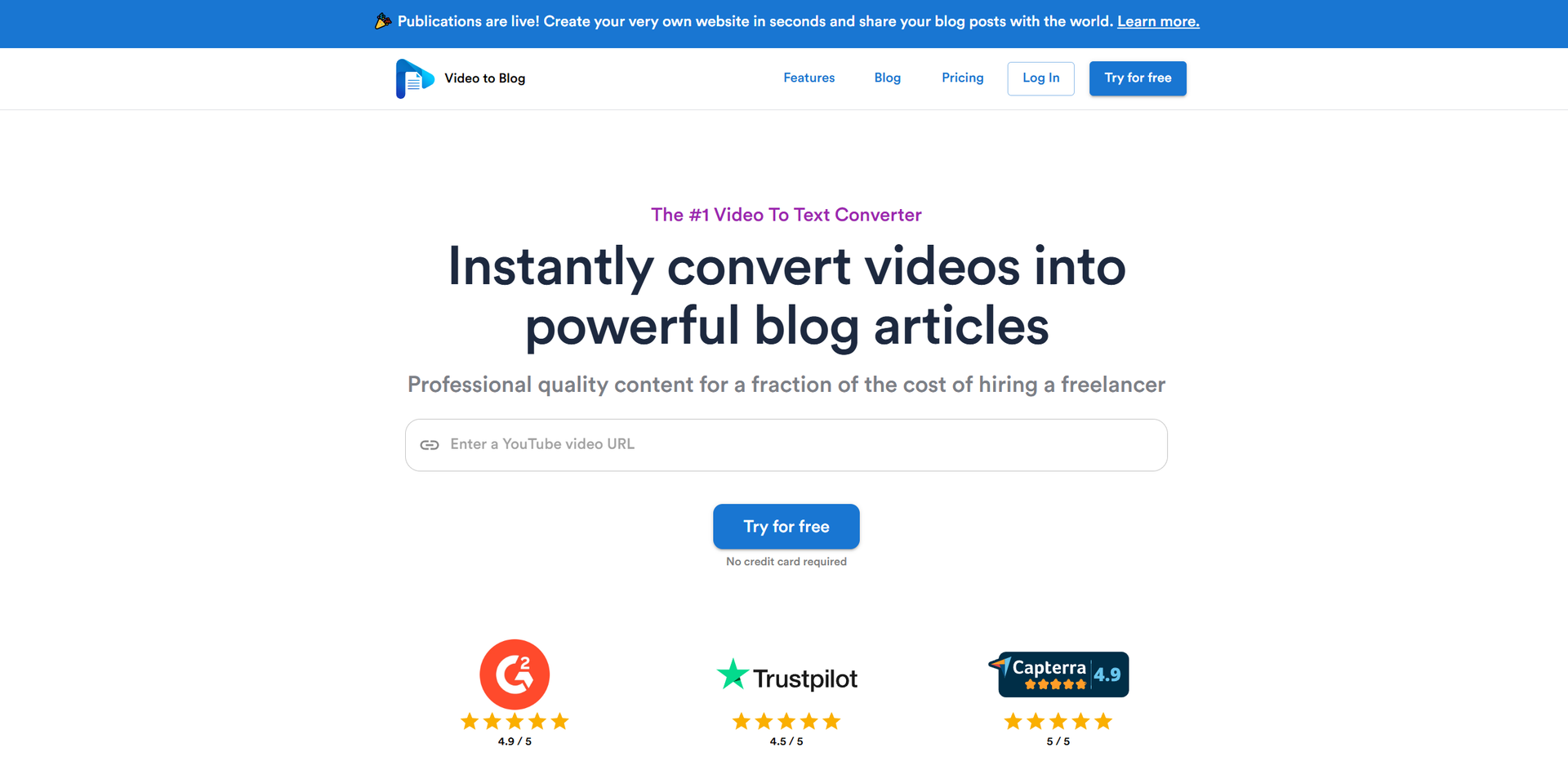 Video to Blog Hero