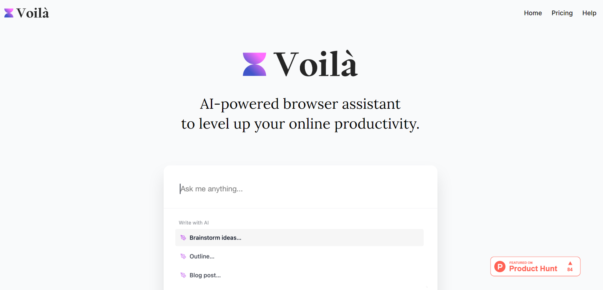 Voilà Hero