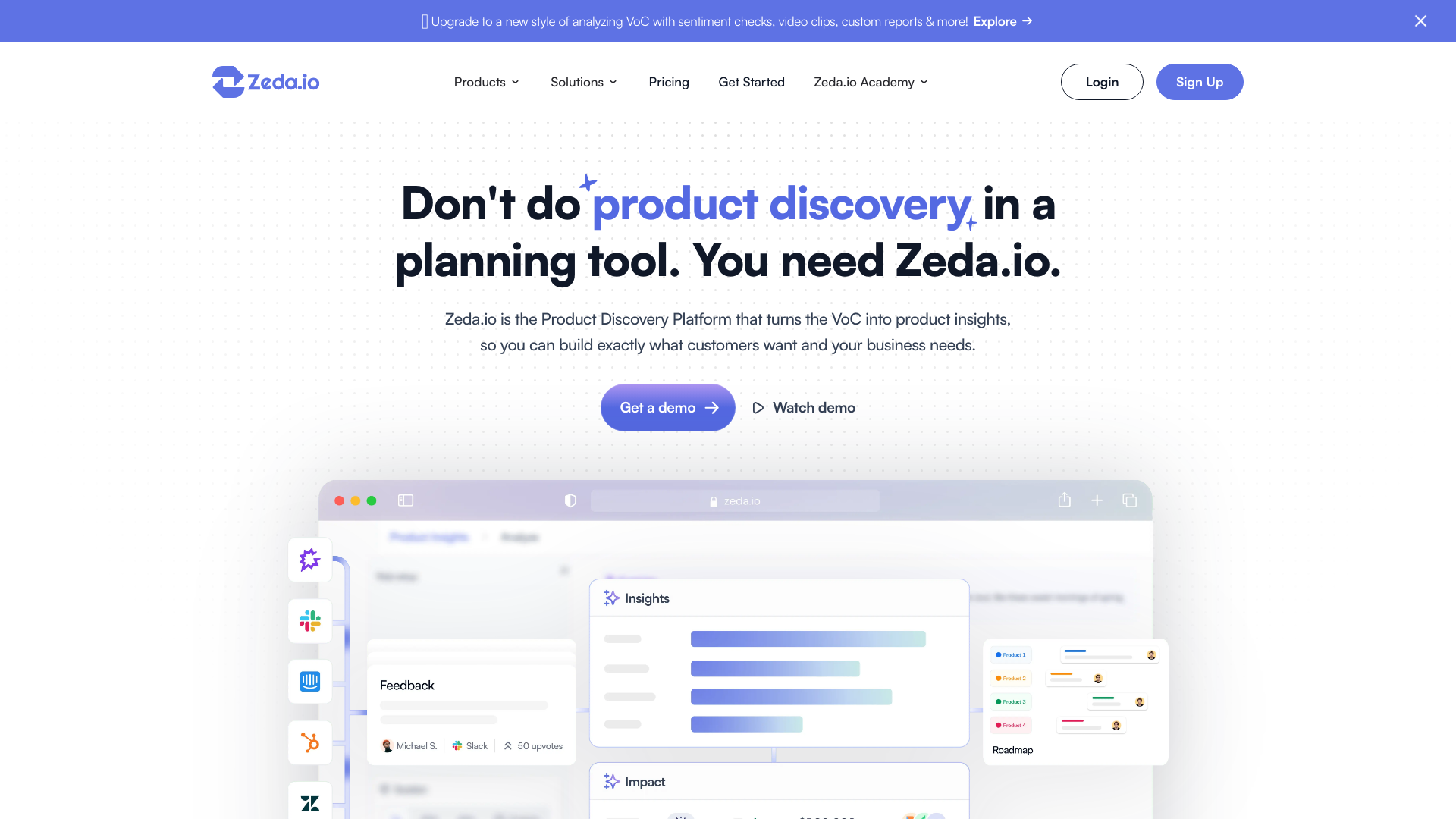 Zeda.io Hero