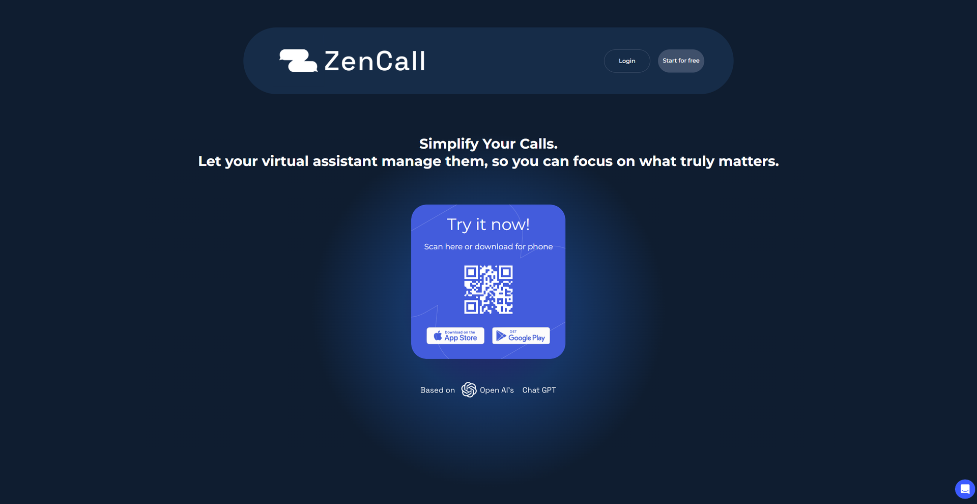 ZenCall.ai Hero