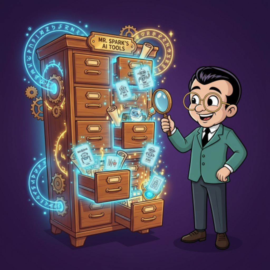 Mr. Spark in the Archives